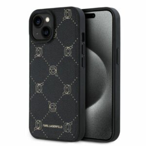 Karl Lagerfeld Magsafe Karl Head iPhone 15 tok (fekete)