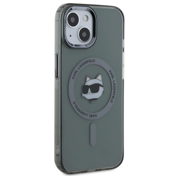 iTok webáruház - Karl Lagerfeld Karl Lagerfeld KLHMP15SHLSCHK iPhone 15 fekete kemény tok – IML Metal Choupette Head MagSafe 4 Karl Lagerfeld KLHMP15SHLSCHK iPhone 15 6.1" black/black hardcase IML Metal Choupette Head MagSafe