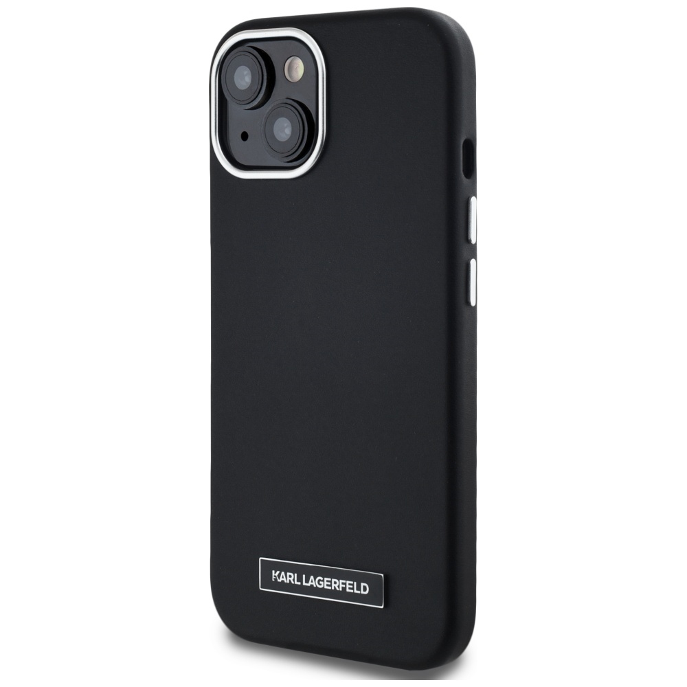 iTok webáruház - Karl Lagerfeld Karl Lagerfeld FW Metal Plate MagSafe tok iPhone 15-höz (fekete) 2 Karl Lagerfeld FW Metal Plate MagSafe iPhone 15 Case (fekete)