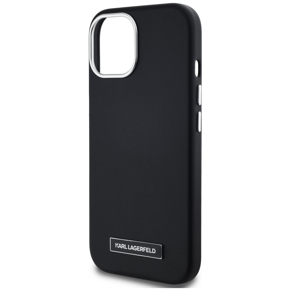 iTok webáruház - Karl Lagerfeld Karl Lagerfeld FW Metal Plate MagSafe tok iPhone 15-höz (fekete) 6 Karl Lagerfeld FW Metal Plate MagSafe iPhone 15 Case (fekete)