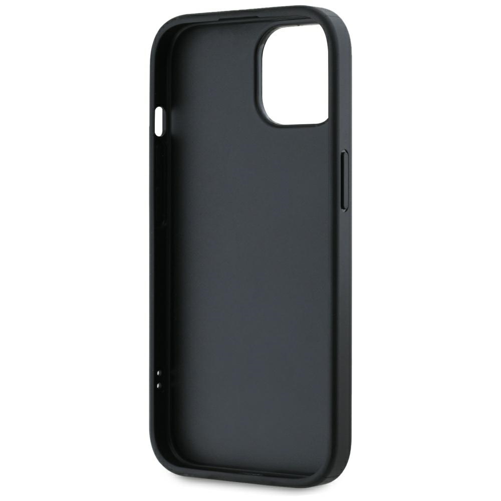 iTok webáruház - Karl Lagerfeld Karl Lagerfeld Saffiano Athleisure Stripes Cord tok iPhone 15 készülékhez (rózsaszín) 6 Karl Lagerfeld Saffiano Athleisure Stripes Cord iPhone 15 Case (rózsaszín)