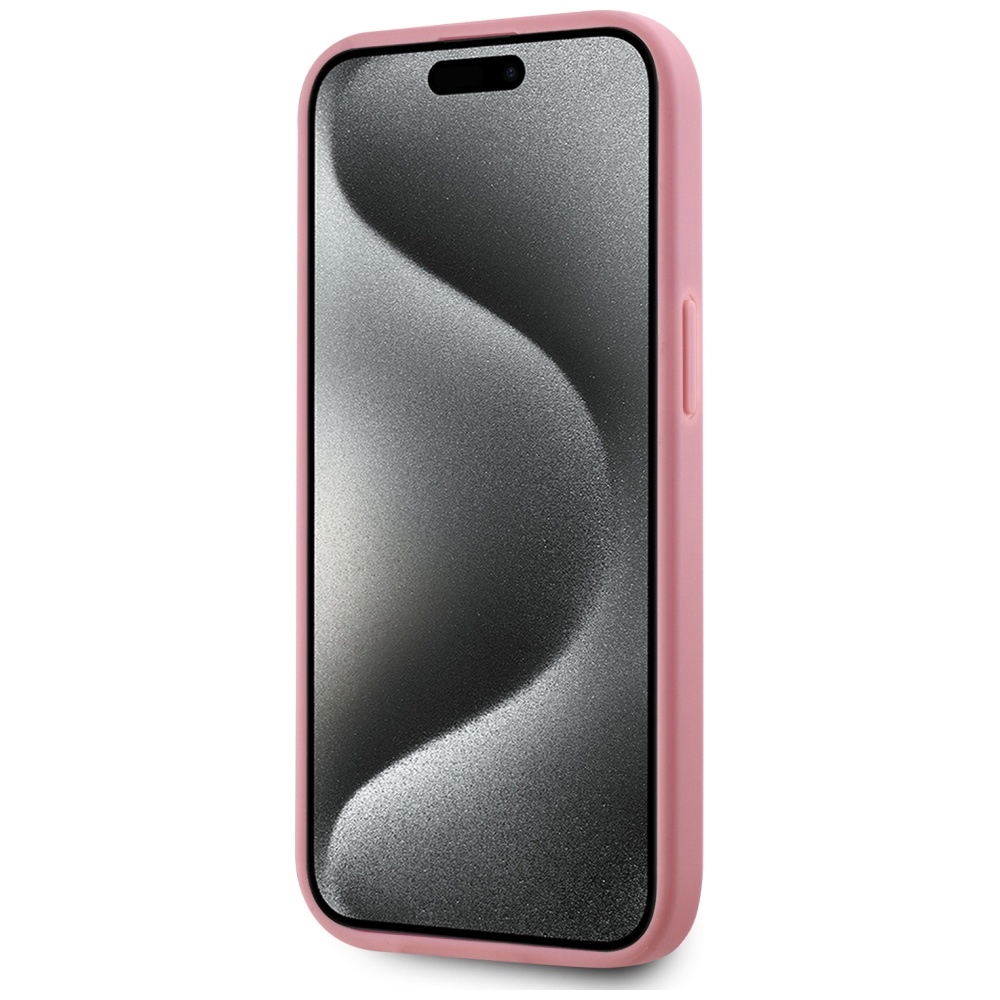 iTok webáruház - Karl Lagerfeld Karl Lagerfeld Wrinkled Metal Signature tok iPhone 15 készülékhez (rózsaszín) 5 Karl Lagerfeld Wrinkled Metal Signature iPhone 15 Case (rózsaszín)