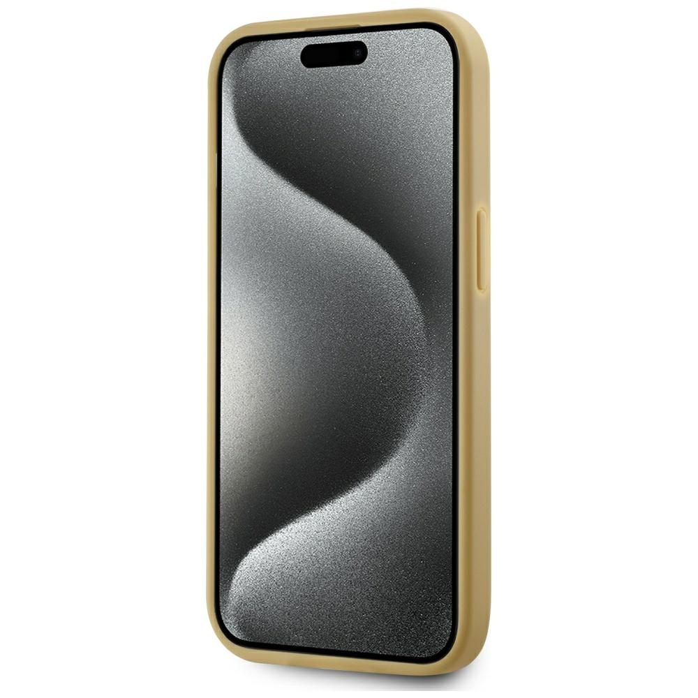 iTok webáruház - Karl Lagerfeld Karl Lagerfeld Wrinkled Metal Signature tok iPhone 15 készülékhez (arany) 5 Karl Lagerfeld Wrinkled Metal Signature iPhone 15 Case (arany)