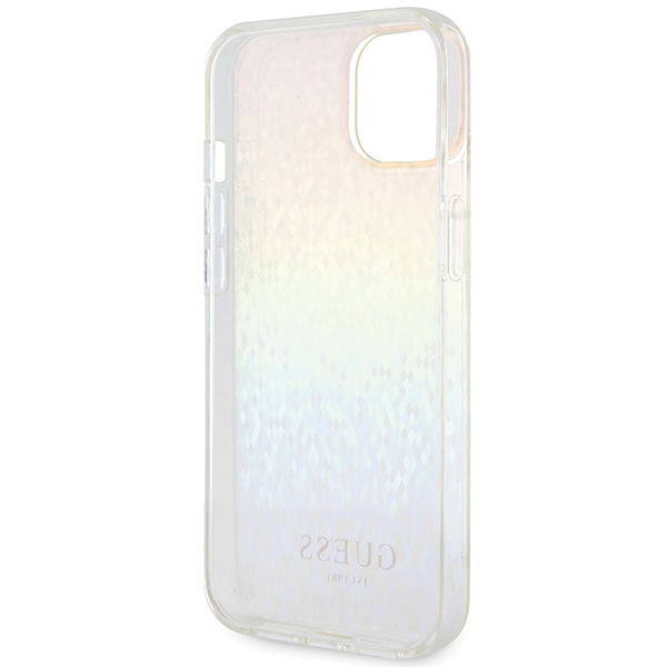 iTok webáruház - Guess Guess IML Faceted Mirror Disco Iridescent tok iPhone 15-höz (többszínű) 7 Guess IML Faceted Mirror Disco Iridescent case for iPhone 15 (többszínű)