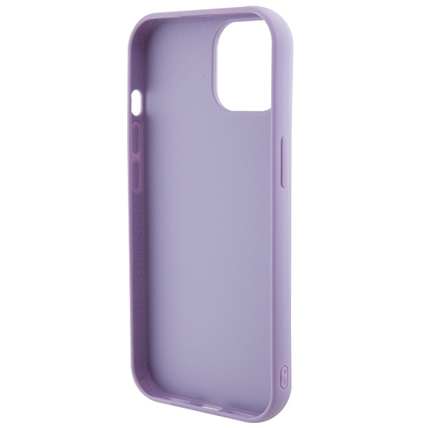 iTok webáruház - Guess Guess Sequin Script Metal tok iPhone 15-höz (lila) 5 Guess Sequin Script Metal case for iPhone 15 (lila)