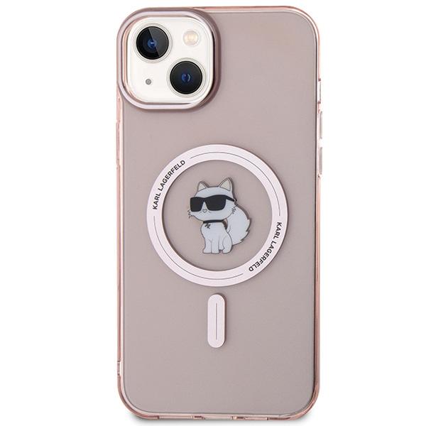iTok webáruház - Karl Lagerfeld Karl Lagerfeld IML Choupette MagSafe tok iPhone 15 Plus készülékhez (rózsaszín) 3 Karl Lagerfeld IML Choupette MagSafe case for iPhone 15 Plus (rózsaszín)