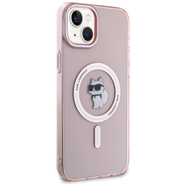 iTok webáruház - Karl Lagerfeld Karl Lagerfeld IML Choupette MagSafe tok iPhone 15 Plus készülékhez (rózsaszín) 4 Karl Lagerfeld IML Choupette MagSafe case for iPhone 15 Plus (rózsaszín)