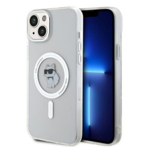 Karl Lagerfeld IML Choupette MagSafe tok iPhone 15 Plus készülékhez (átlátszó)