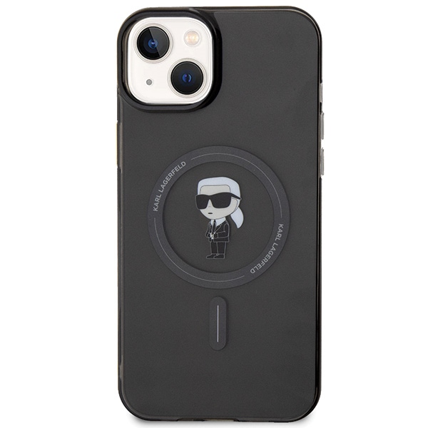 iTok webáruház - Karl Lagerfeld Karl Lagerfeld IML Ikonik MagSafe tok iPhone 15 Plus készülékhez (fekete) 3 Karl Lagerfeld IML Ikonik MagSafe case for iPhone 15 Plus (fekete)