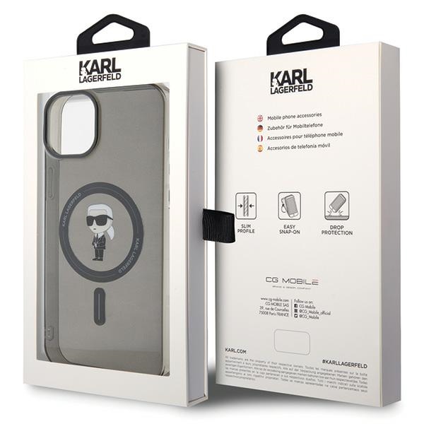 iTok webáruház - Karl Lagerfeld Karl Lagerfeld IML Ikonik MagSafe tok iPhone 15 Plus készülékhez (fekete) 8 Karl Lagerfeld IML Ikonik MagSafe case for iPhone 15 Plus (fekete)