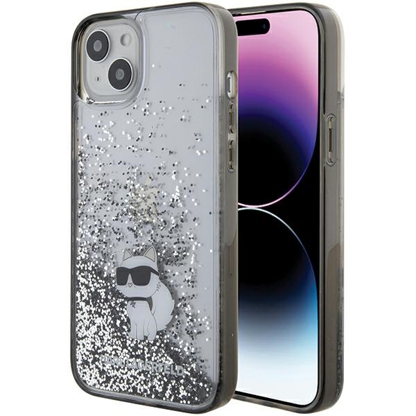 iTok webáruház - Karl Lagerfeld Karl Lagerfeld Liquid Glitter Choupette tok iPhone 15 Plus (átlátszó) 1 Karl Lagerfeld Liquid Glitter Choupette case for iPhone 15 Plus (átlátszó)