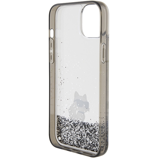 iTok webáruház - Karl Lagerfeld Karl Lagerfeld Liquid Glitter Choupette tok iPhone 15 Plus (átlátszó) 7 Karl Lagerfeld Liquid Glitter Choupette case for iPhone 15 Plus (átlátszó)