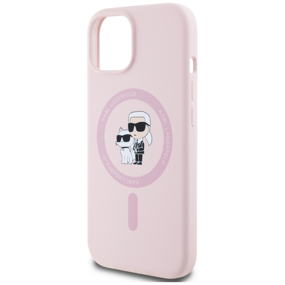 iTok webáruház - Karl Lagerfeld Karl Lagerfeld Silicone Karl&Choupette MagSafe iPhone 15 Plus tok (rózsaszín) 6 Karl Lagerfeld Silicone Karl&Choupette MagSafe iPhone 15 Plus Case (rózsaszín)