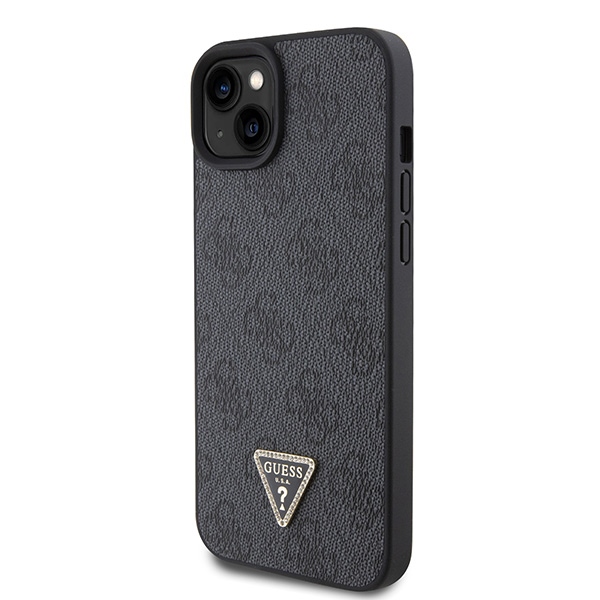 iTok webáruház - Guess Guess GUHCP15MP4TDSCPK iPhone 15 Plus tok – Crossbody 4G Metal Logo, fekete 2 Guess GUHCP15MP4TDSCPK iPhone 15 Plus 6.7" black/black hardcase Crossbody 4G Metal Logo