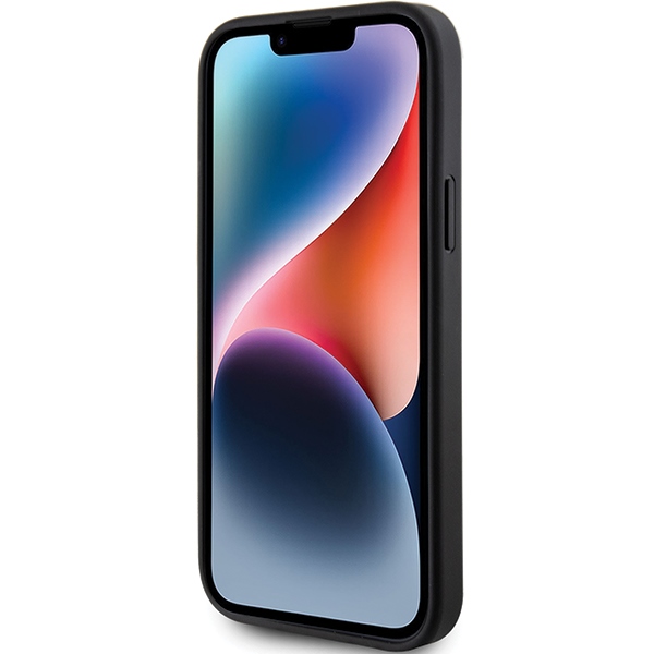 iTok webáruház - Guess Guess GUHMP15MPSAHMCK Saffiano MagSafe tok iPhone 15 Plus készülékhez, fekete 5 Guess GUHMP15MPSAHMCK iPhone 15 Plus 6.7" black/black hardcase Saffiano MagSafe