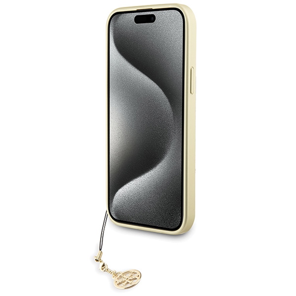 iTok webáruház - Guess Guess 4G Charms Collection case for iPhone 15 Plus (szürke) 5 Guess 4G Charms Collection case for iPhone 15 Plus (szürke)