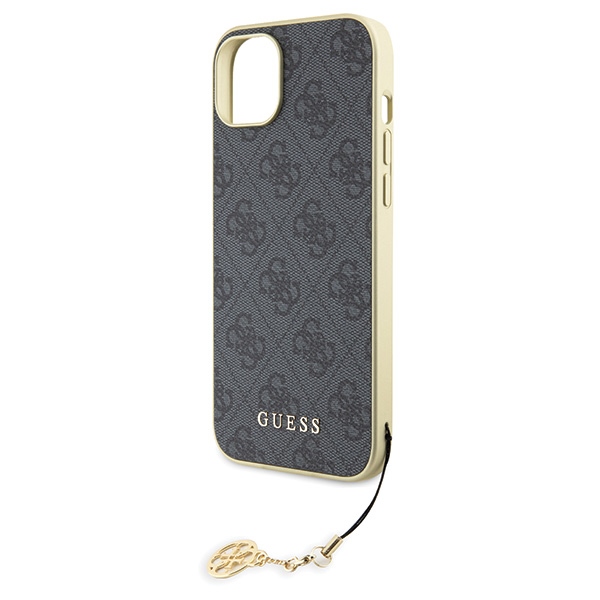 iTok webáruház - Guess Guess 4G Charms Collection case for iPhone 15 Plus (szürke) 6 Guess 4G Charms Collection case for iPhone 15 Plus (szürke)