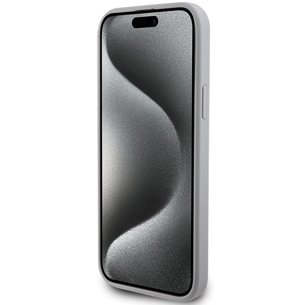 iTok webáruház - Guess Guess GUHCP15MPS4DGPS iPhone 15 Plus 6,7 hüvelykes ezüst keménytok – 4G Strass Metal Logo 5 Guess GUHCP15MPS4DGPS iPhone 15 Plus 6.7" silver/silver hardcase Strass Metal Logo