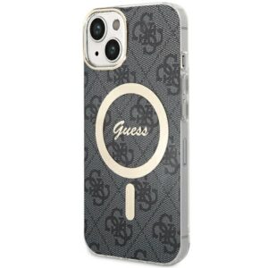 Guess 4G MagSafe tok iPhone 15 Plus / 14 Plus készülékhez (fekete)