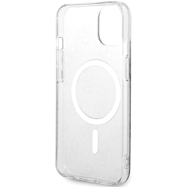 iTok webáruház - Guess Guess 4G MagSafe tok iPhone 15 Plus / 14 Plus készülékhez (fekete) 6 Guess 4G MagSafe case for iPhone 15 Plus / 14 Plus (fekete)
