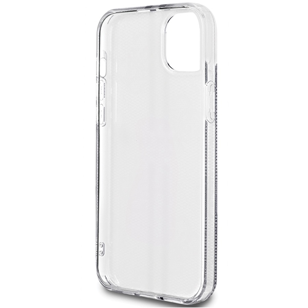 iTok webáruház - Guess Guess IML 4G Gold Stripe tok iPhone 15 Plus / 14 Plus (fekete) 7 Guess IML 4G Gold Stripe case for iPhone 15 Plus / 14 Plus (fekete)