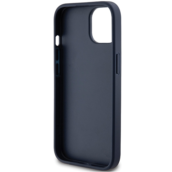 iTok webáruház - Guess Guess 4G Triangle Metal Logo tok iPhone 15 Plus / 14 Plus készülékhez (kék) 7 Guess 4G Triangle Metal Logo case for iPhone 15 Plus / 14 Plus (kék)