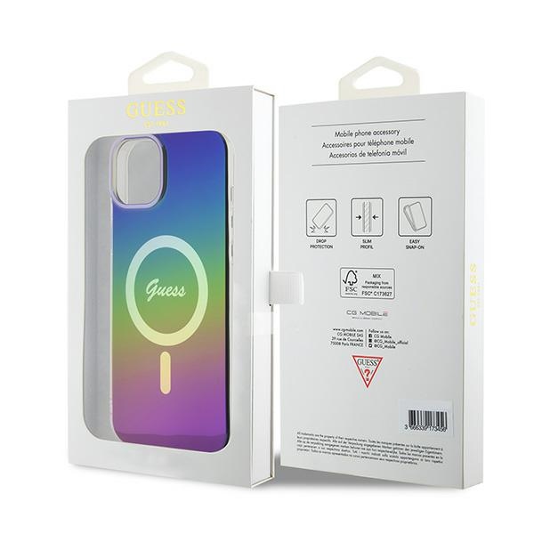 iTok webáruház - Guess IML Iridescent MagSafe case for iPhone 15 Plus / 14 Plus 6.7" (többszínű) 8 Guess IML Iridescent MagSafe case for iPhone 15 Plus / 14 Plus 6.7" (többszínű)