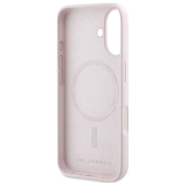 iTok webáruház - Karl Lagerfeld Karl Lagerfeld Silicone Nauble Heads Print MagSafe tok iPhone 16 készülékhez (rózsaszín) 7 Karl Lagerfeld Silicone Nauble Heads Print MagSafe Case for iPhone 16 (rózsaszín)