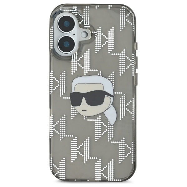 iTok webáruház - Karl Lagerfeld Karl Lagerfeld IML Karl Head Electroplated iPhone 16 tok (fekete) 3 Karl Lagerfeld IML Karl Head Electroplated iPhone 16 Case (fekete)