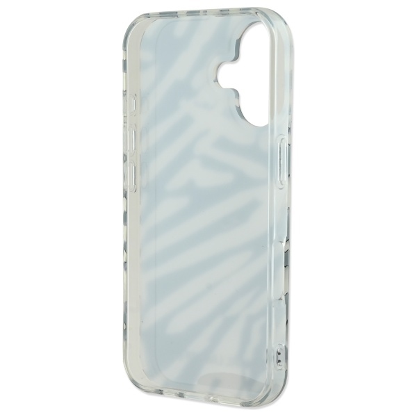 iTok webáruház - Karl Lagerfeld Karl Lagerfeld IML Zebra mintás és pántos tok iPhone 16-hoz (fekete) 6 Karl Lagerfeld IML Zebra Pattern & Cord iPhone 16 Case (fekete)