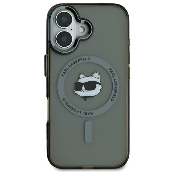 iTok webáruház - Karl Lagerfeld Karl Lagerfeld IML Metal Choupette Head MagSafe tok iPhone 16-hoz (fekete) 3 Karl Lagerfeld IML Metal Choupette Head MagSafe iPhone 16 Case (fekete)