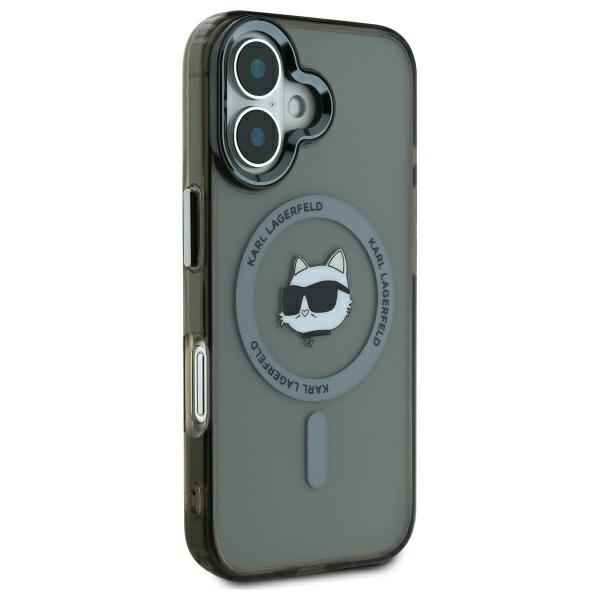 iTok webáruház - Karl Lagerfeld Karl Lagerfeld IML Metal Choupette Head MagSafe tok iPhone 16-hoz (fekete) 4 Karl Lagerfeld IML Metal Choupette Head MagSafe iPhone 16 Case (fekete)