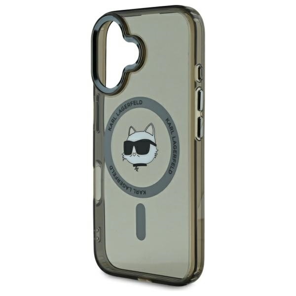 iTok webáruház - Karl Lagerfeld Karl Lagerfeld IML Metal Choupette Head MagSafe tok iPhone 16-hoz (fekete) 6 Karl Lagerfeld IML Metal Choupette Head MagSafe iPhone 16 Case (fekete)