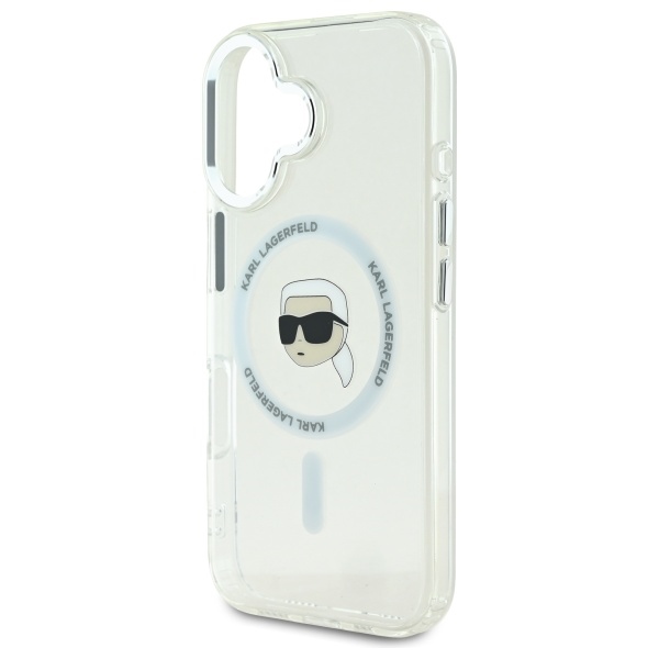 iTok webáruház - Karl Lagerfeld Karl Lagerfeld IML Metal Karl Head MagSafe iPhone 16 tok (fehér) 6 Karl Lagerfeld IML Metal Karl Head MagSafe iPhone 16 Case (fehér)