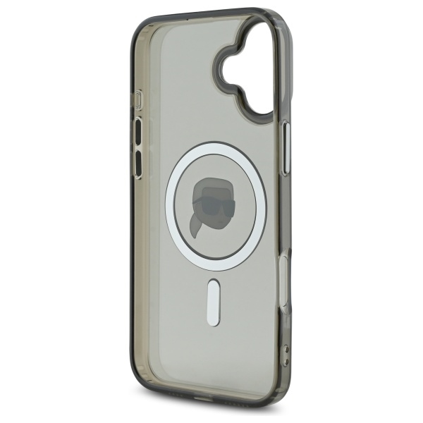 iTok webáruház - Karl Lagerfeld Karl Lagerfeld IML Metal Karl Head MagSafe tok iPhone 16-hoz – fekete (fekete) 6 Karl Lagerfeld IML Metal Karl Head MagSafe iPhone 16 Case (fekete)