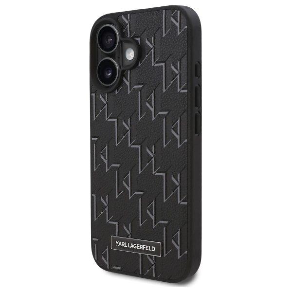 iTok webáruház - Karl Lagerfeld Karl Lagerfeld Hot Stamp MagSafe tok iPhone 16 készülékhez (fekete) 2 Karl Lagerfeld Hot Stamp Magsafe iPhone 16 Case (fekete)