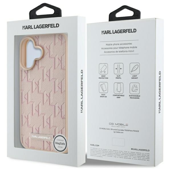 iTok webáruház - Karl Lagerfeld Karl Lagerfeld Hot Stamp MagSafe iPhone 16 tok (rózsaszín) 8 Karl Lagerfeld Hot Stamp Magsafe iPhone 16 Case (rózsaszín)