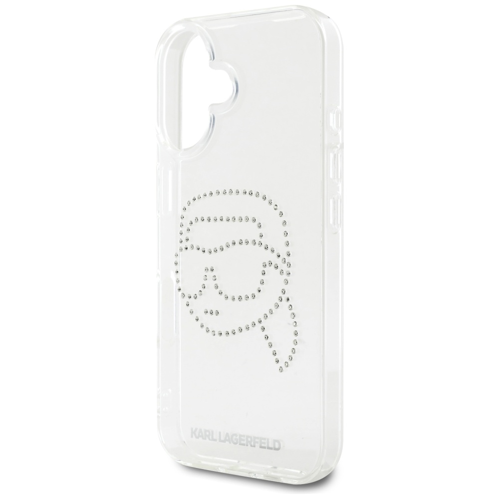 iTok webáruház - Karl Lagerfeld Karl Lagerfeld IML Rhinestones Karl Head tok iPhone 16 készülékhez 6 Karl Lagerfeld IML Rhinestones Karl Head Case for iPhone 16 Clear