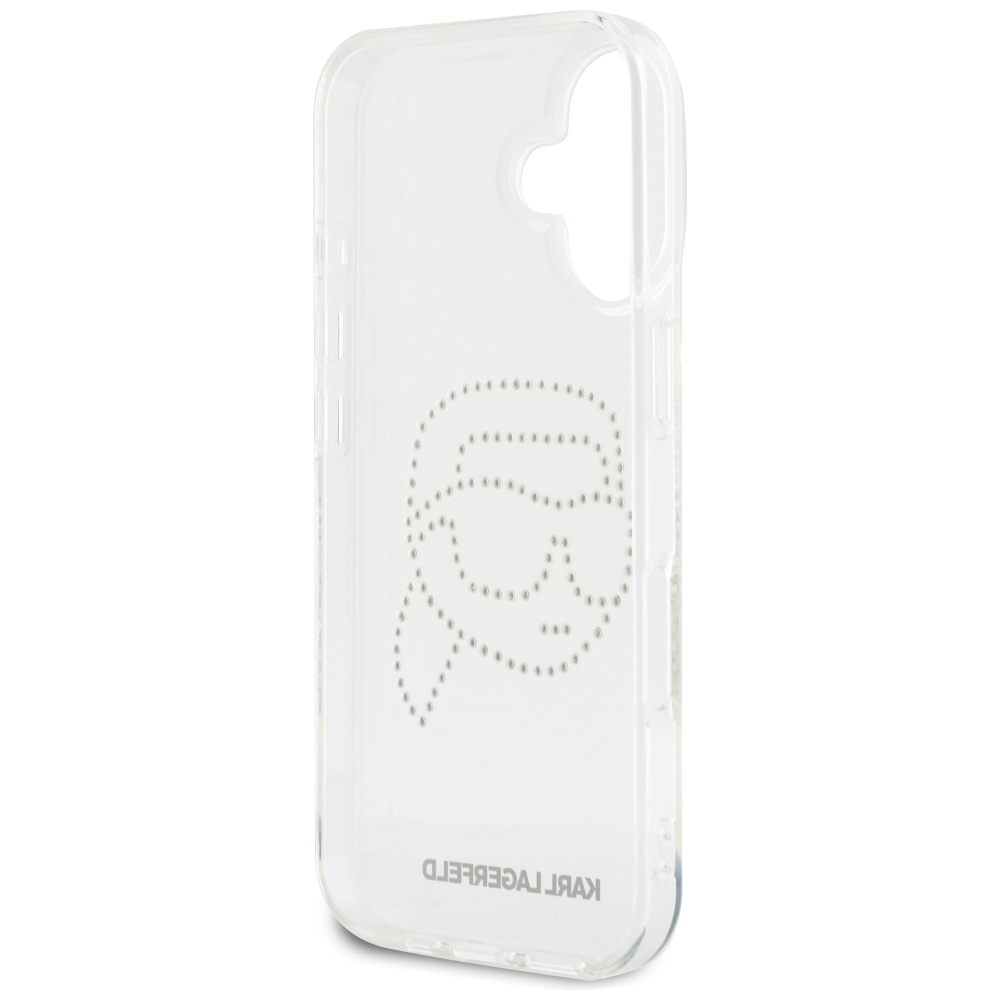 iTok webáruház - Karl Lagerfeld Karl Lagerfeld IML Rhinestones Karl Head tok iPhone 16 készülékhez 7 Karl Lagerfeld IML Rhinestones Karl Head Case for iPhone 16 Clear