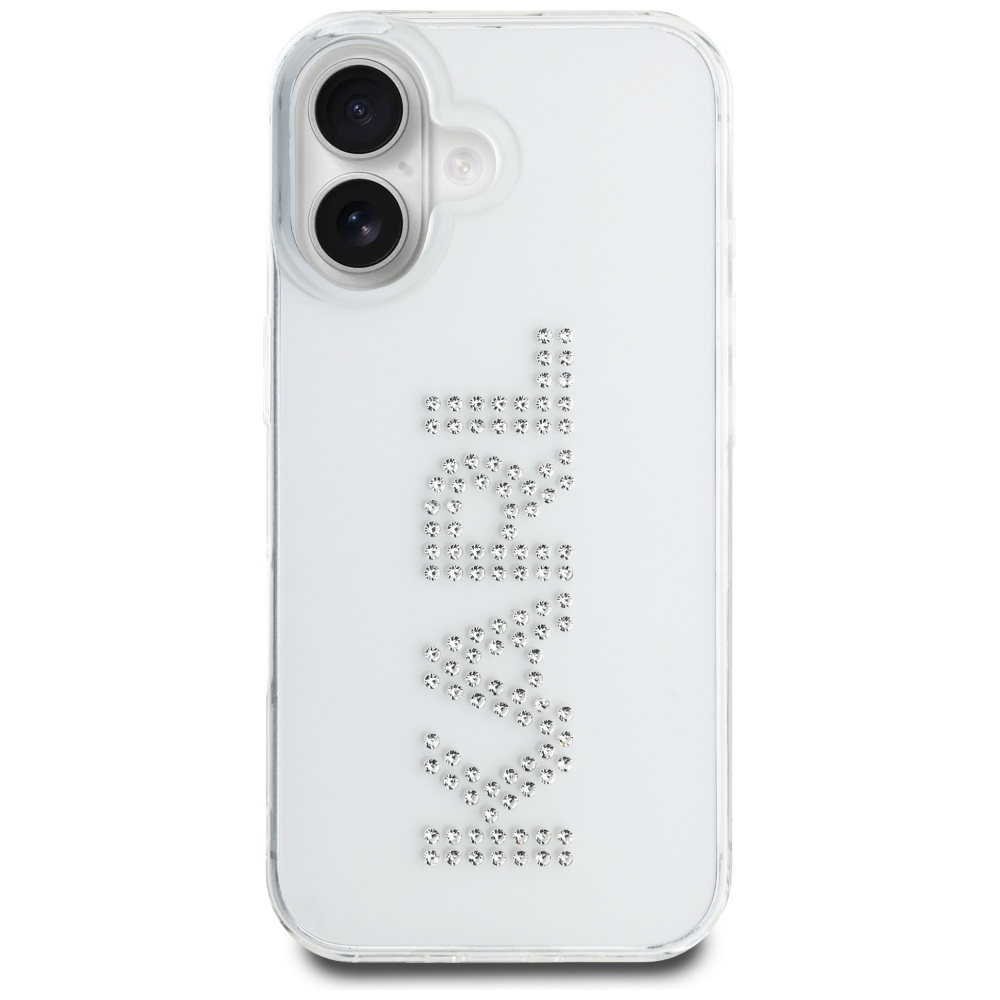 iTok webáruház - Karl Lagerfeld Karl Lagerfeld IML Rhinestones Logo iPhone 16 tok (átlátszó) 3 Karl Lagerfeld IML Rhinestones Logo iPhone 16 Case (átlátszó)