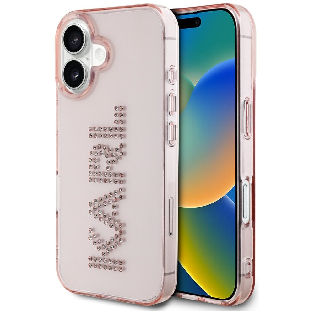 iTok webáruház - Karl Lagerfeld Karl Lagerfeld IML Rhinestones Logo tok iPhone 16 készülékhez (rózsaszín) 1 Karl Lagerfeld IML Rhinestones Logo iPhone 16 Case (rózsaszín)