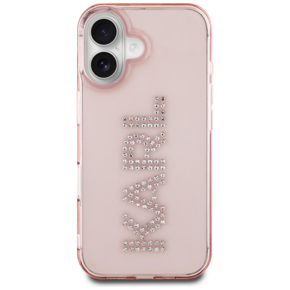 iTok webáruház - Karl Lagerfeld Karl Lagerfeld IML Rhinestones Logo tok iPhone 16 készülékhez (rózsaszín) 3 Karl Lagerfeld IML Rhinestones Logo iPhone 16 Case (rózsaszín)