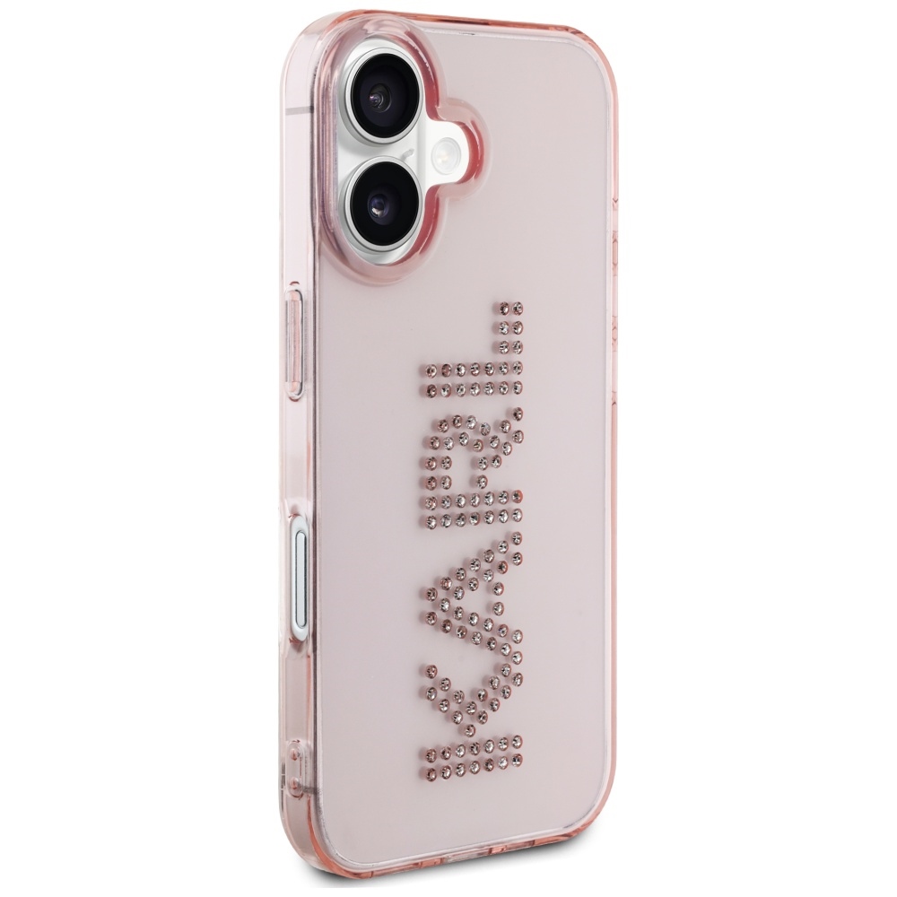 iTok webáruház - Karl Lagerfeld Karl Lagerfeld IML Rhinestones Logo tok iPhone 16 készülékhez (rózsaszín) 4 Karl Lagerfeld IML Rhinestones Logo iPhone 16 Case (rózsaszín)
