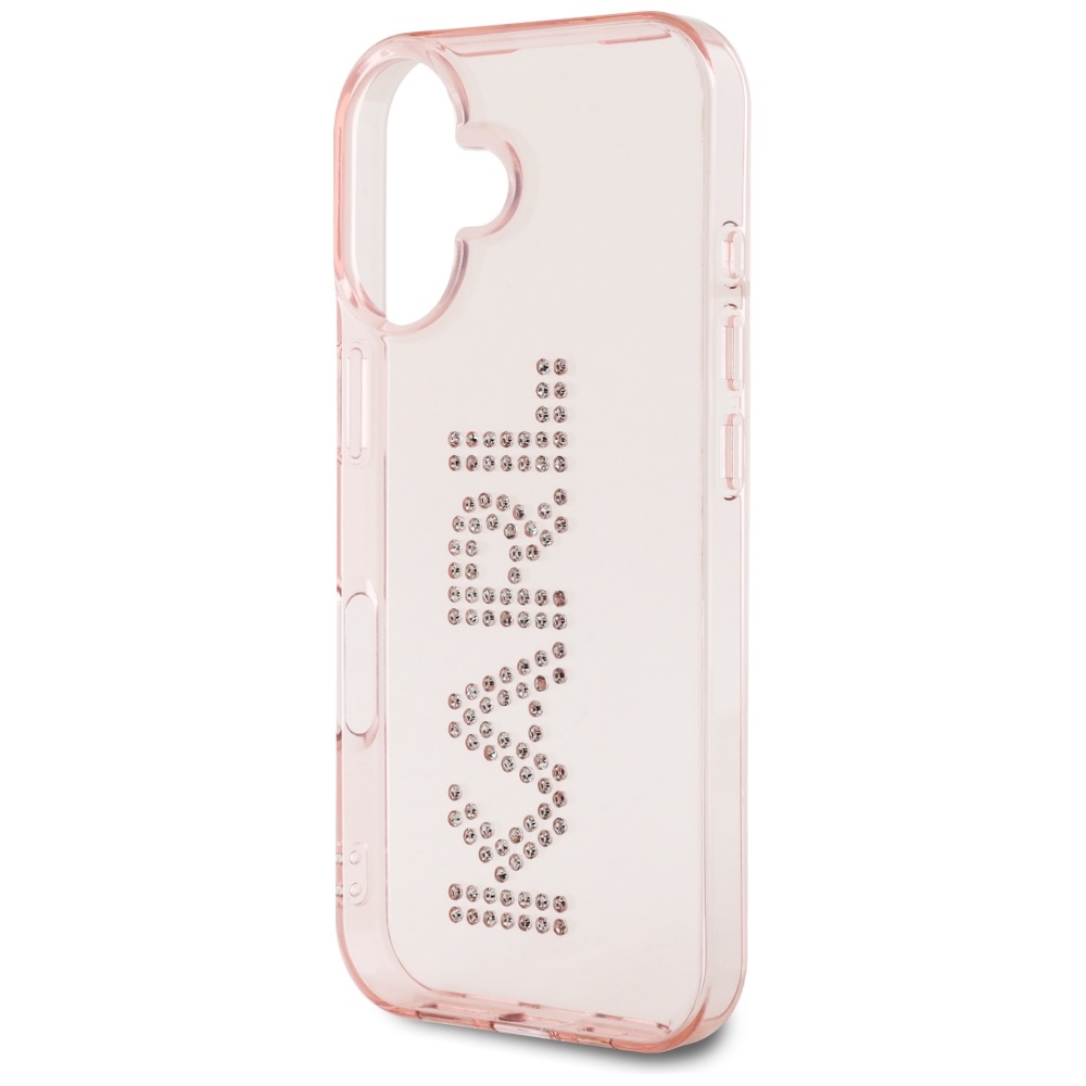 iTok webáruház - Karl Lagerfeld Karl Lagerfeld IML Rhinestones Logo tok iPhone 16 készülékhez (rózsaszín) 6 Karl Lagerfeld IML Rhinestones Logo iPhone 16 Case (rózsaszín)