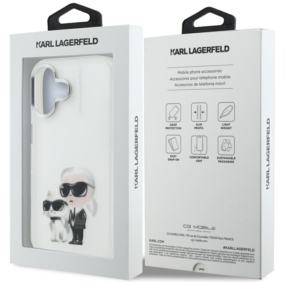 iTok webáruház - Karl Lagerfeld Karl Lagerfeld IML Aquarelle Karl & Choupette & Logo iPhone 16 tok (fehér) 7 Karl Lagerfeld IML Aquarelle Karl & Choupette & Logo iPhone 16 Case (fehér)