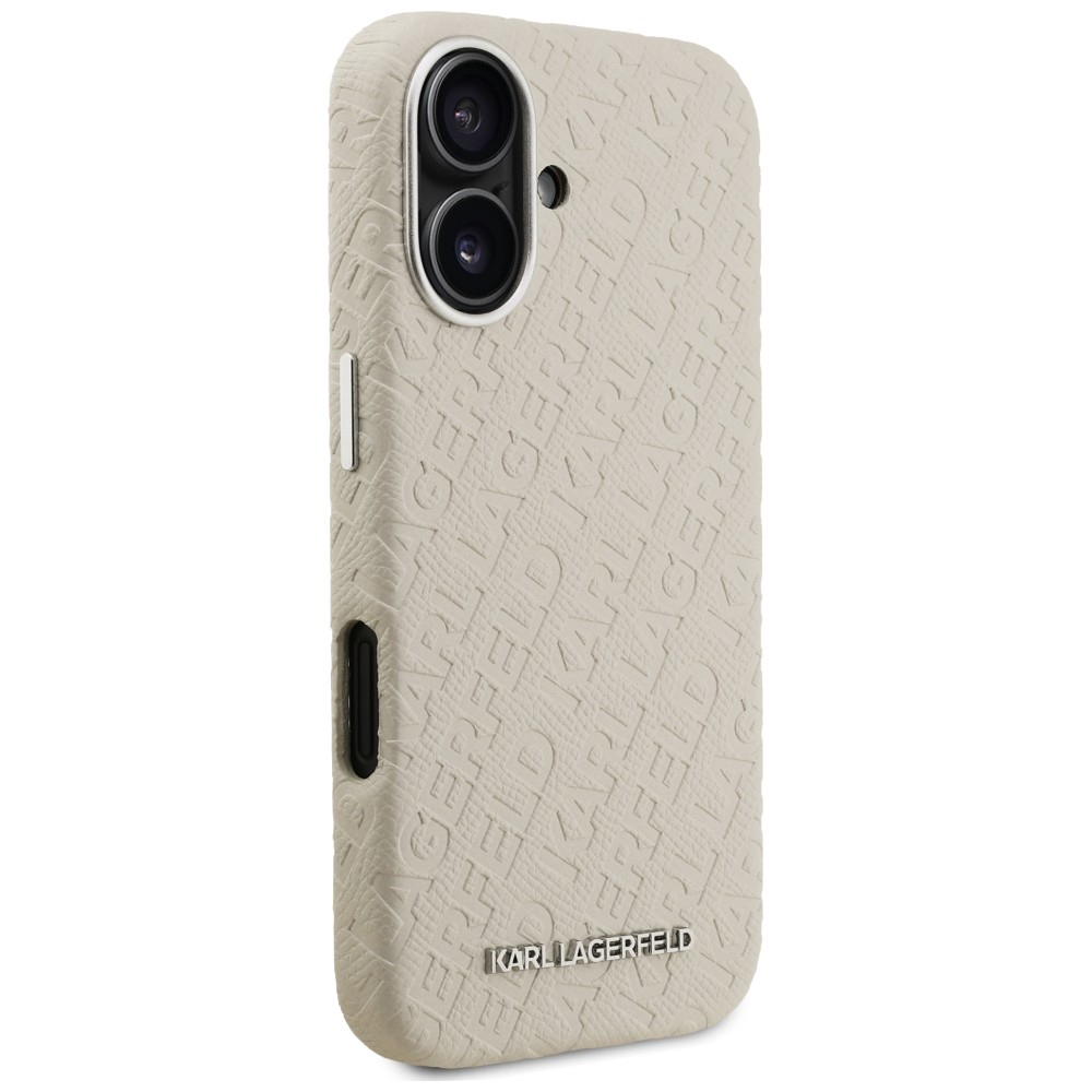 iTok webáruház - Karl Lagerfeld Karl Lagerfeld FW Stamped Karl MagSafe tok iPhone 16-hoz (bézs) 4 Karl Lagerfeld FW Stamped Karl MagSafe iPhone 16 Case (bézs)