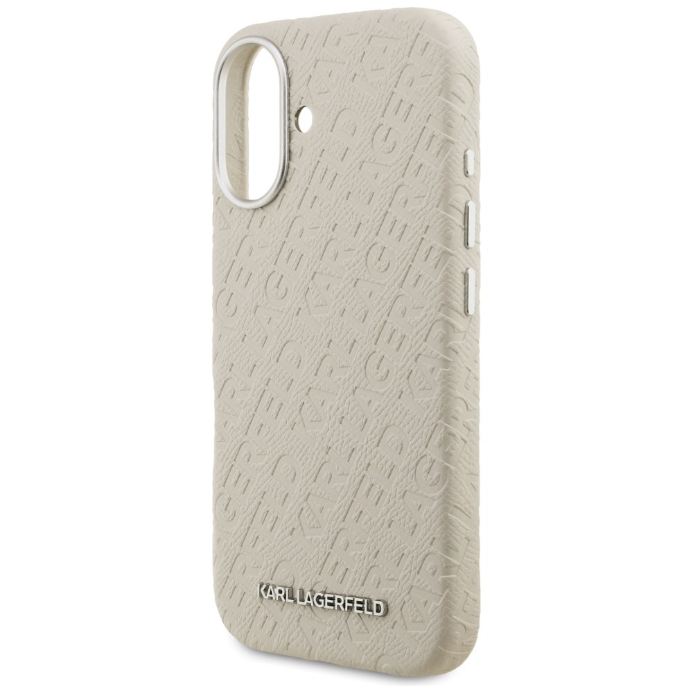 iTok webáruház - Karl Lagerfeld Karl Lagerfeld FW Stamped Karl MagSafe tok iPhone 16-hoz (bézs) 6 Karl Lagerfeld FW Stamped Karl MagSafe iPhone 16 Case (bézs)