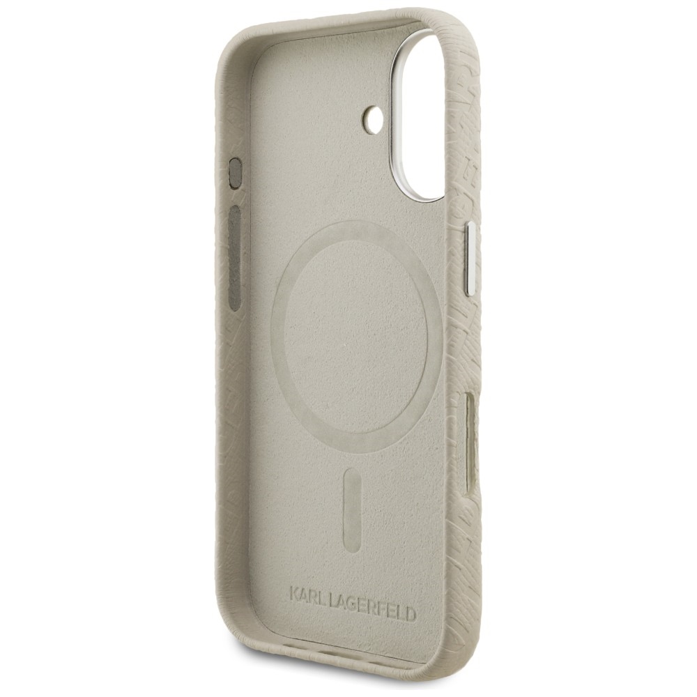iTok webáruház - Karl Lagerfeld Karl Lagerfeld FW Stamped Karl MagSafe tok iPhone 16-hoz (bézs) 7 Karl Lagerfeld FW Stamped Karl MagSafe iPhone 16 Case (bézs)
