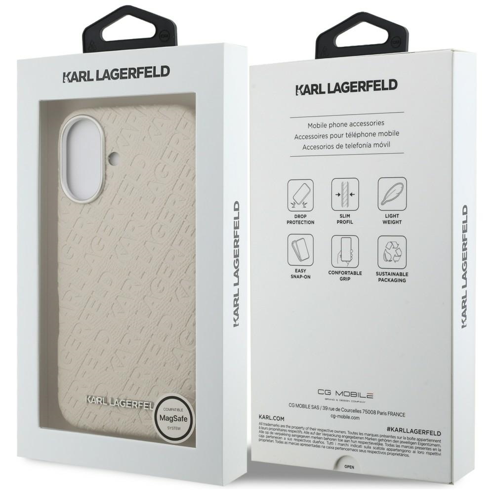 iTok webáruház - Karl Lagerfeld Karl Lagerfeld FW Stamped Karl MagSafe tok iPhone 16-hoz (bézs) 8 Karl Lagerfeld FW Stamped Karl MagSafe iPhone 16 Case (bézs)