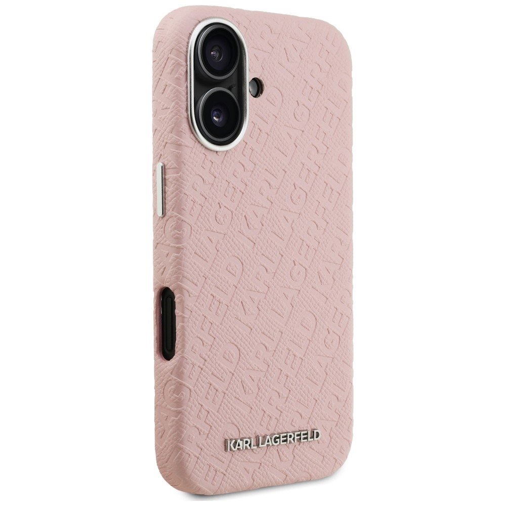 iTok webáruház - Karl Lagerfeld Karl Lagerfeld FW Stamped Karl MagSafe tok iPhone 16 készülékhez (rózsaszín) 4 Karl Lagerfeld FW Stamped Karl MagSafe iPhone 16 Case (rózsaszín)